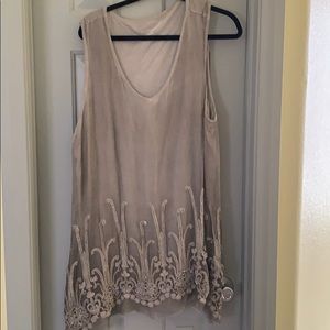 Tank top tunic length